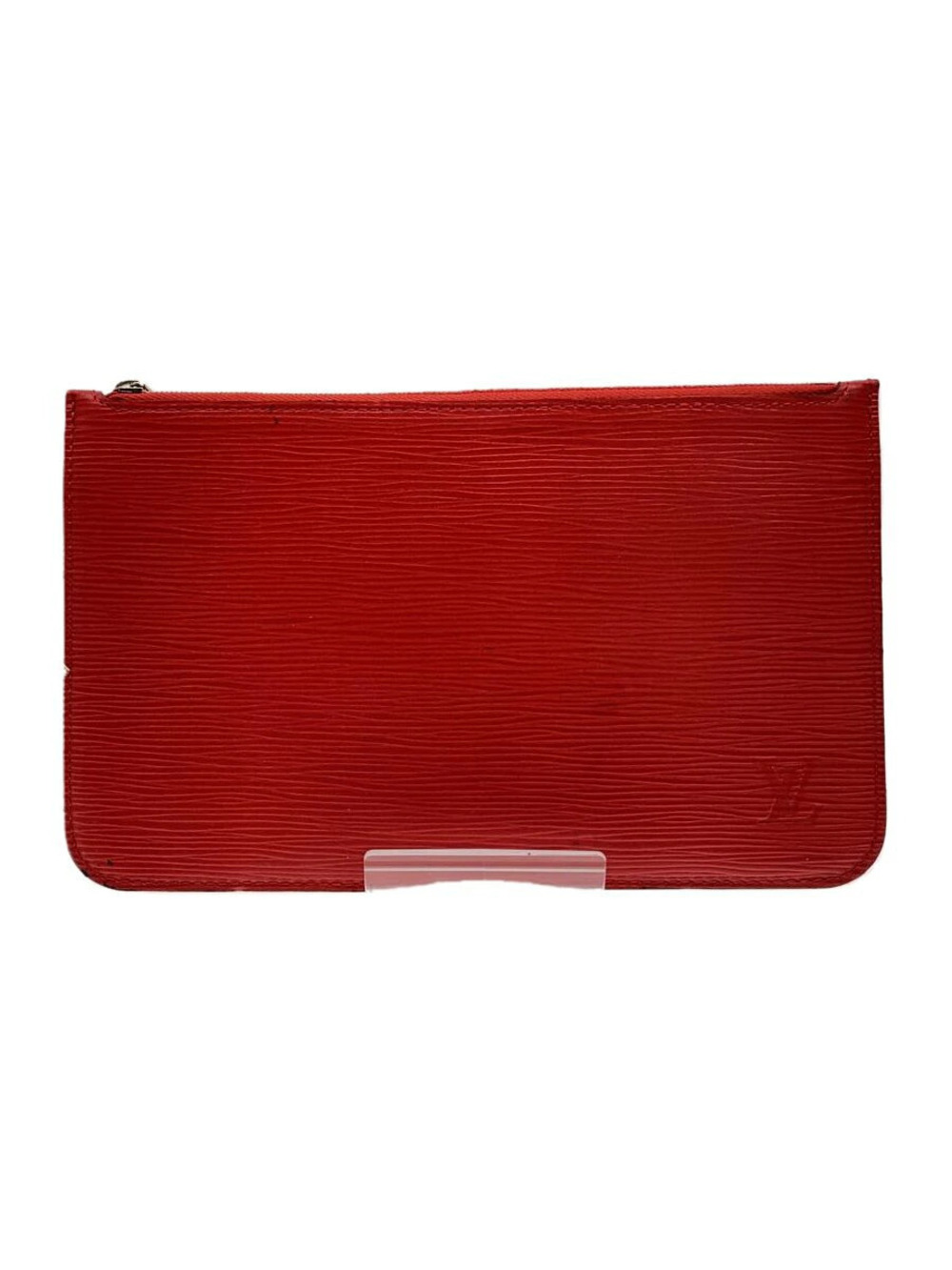 LOUIS VUITTON Pochette Accessoires Epi Leather RED